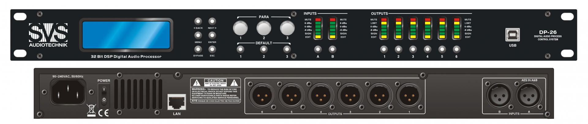 SVS Audiotechnik DP-26 Цифровой процессор: 2 входа 6 выходов в Череповце