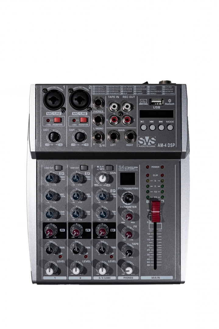 SVS Audiotechnik mixers AM-4 DSP Аналоговый микшерный пульт, 4-канала в Череповце