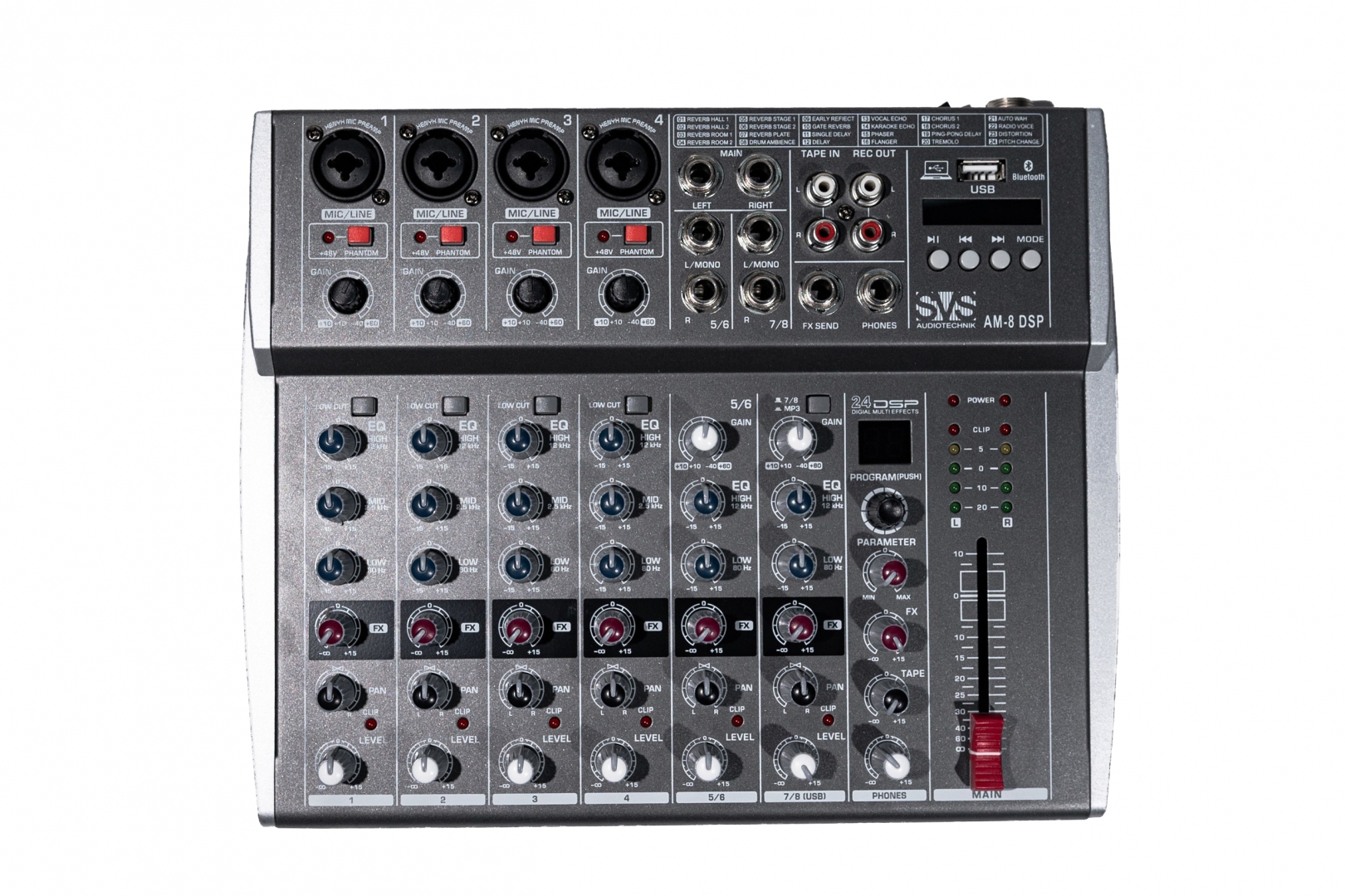 SVS Audiotechnik mixers AM-8 DSP Микшерный пульт аналоговый, 8-канальный в Череповце